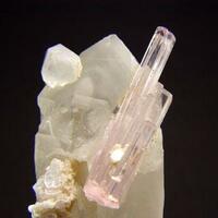 Tourmaline On Quartz