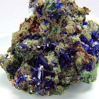 Azurite & Olivenite