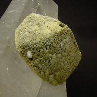 Siderite On Rock Crystal