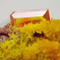 Wulfenite On Mimetite