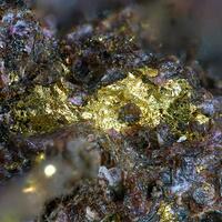 Gold Electrum & Erythrite