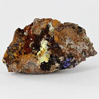 Iodargyrite With Chlorargyrite & Azurite