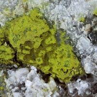 Fornacite On Calcite
