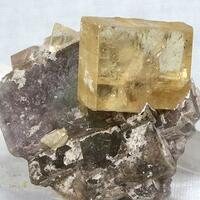 Baryte On Fluorite