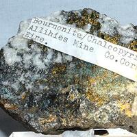 Bournonite & Chalcopyrite