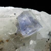 Fluorite On Calcite