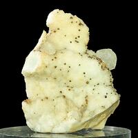 Calcite On Chalcedony With Pyrite