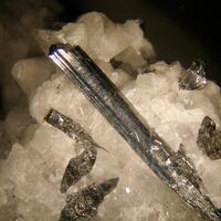 Stibnite & Calcite