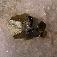 Pyrite On Marble