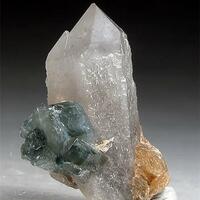 Apatite On Quartz