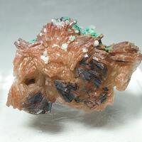 Baryte & Malachite & Aragonite & Goethite