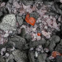 Forsterite & Hematite