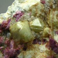 Rhodizite & Tourmaline