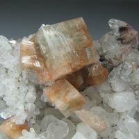 Chabazite Calcite & Chalcopyrite