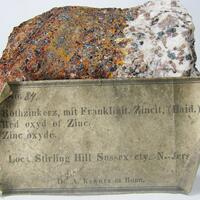 Zincite Franklinite Willemite & Calcite