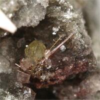 Monazite With Rutile & Adularia