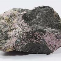 Native Bismuth With Erythrite