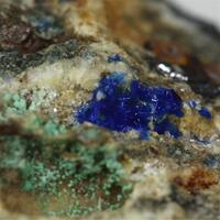 Linarite With Malachite & Cerussite & Galena