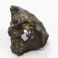 Sperrylite With Chalcopyrite & Magnetite