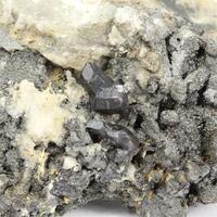 Pyrargyrite With Galena Quartz Chloanthite & Argentopyrite