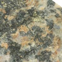 Gold With Chalcopyrite & Rhodochrosite & Quartz
