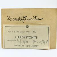 Hardystonite With Franklinite & Willemite & Calcite