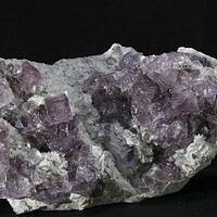 Fluorite On Quartz