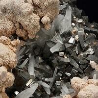 Arsenopyrite Calcite & Rhodochrosite