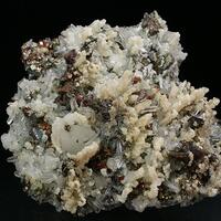 Quartz Chalcopyrite Calcite & Galena