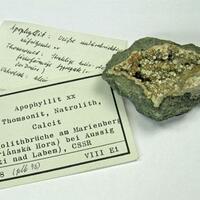 Apophyllite With Thomsonite & Natrolite