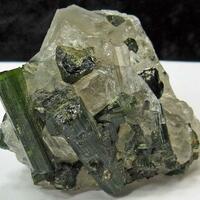 Tourmaline On Quartz