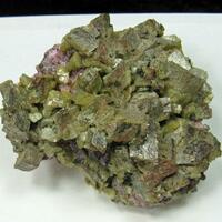 Ankerite & Smaltite & Native Bismuth On Erythrite