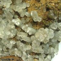 Calcite & Chalcopyrite On Dolomite