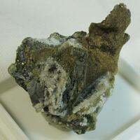 Pyrite Psm Pyrrhotite & Calcite & Bismuthinite