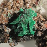 Malachite On Cuprite