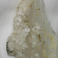 Calcite & Pyrite & Dolomite & Fluorite On Quartz