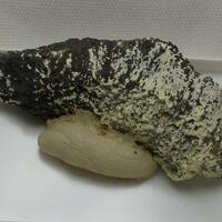 Native Silver & Dolomite & Löllingite On Native Arsenic