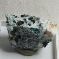 Linarite & Brochantite & Malachite & Cerussite