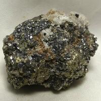 Hubeite & Apophyllite & Pyrite