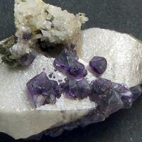 Fluorite On Quartz