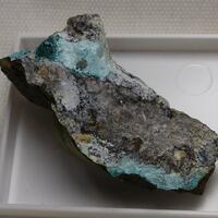 Ramsbeckite & Serpierite & Hydrozincite On Pyrite
