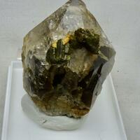 Epidote On Quartz