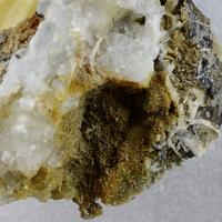 Cuprite & Malachite On Cerussite & Quartz