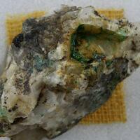 Malachite & Cerussite On Quartz