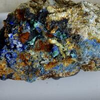Cerussite & Linarite & Malachite