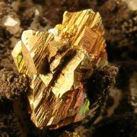 Hematite & Chalcopyrite On Calcite
