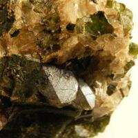 Manganoan Hedenbergite Sphalerite & Calcite
