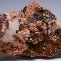 Marcasite & Calcite & Baryte & Ankerite