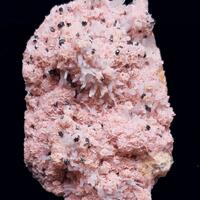 Rhodochrosite & Quartz & Tetrahedrite