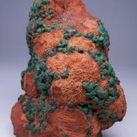 Malachite Baryte & Chalcopyrite